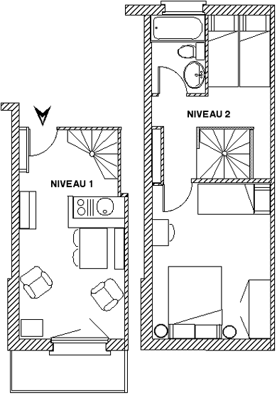 plan studio Gemeaux